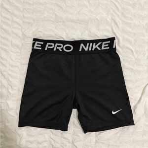 Nike Black Training Shorts with White Logo